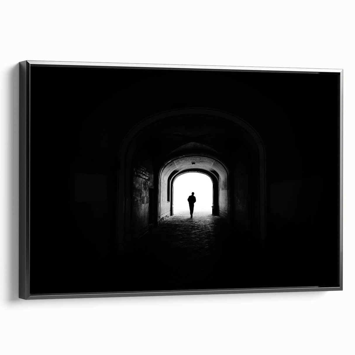 Contemporary City Wall Decor – Black & White Urban Art Print