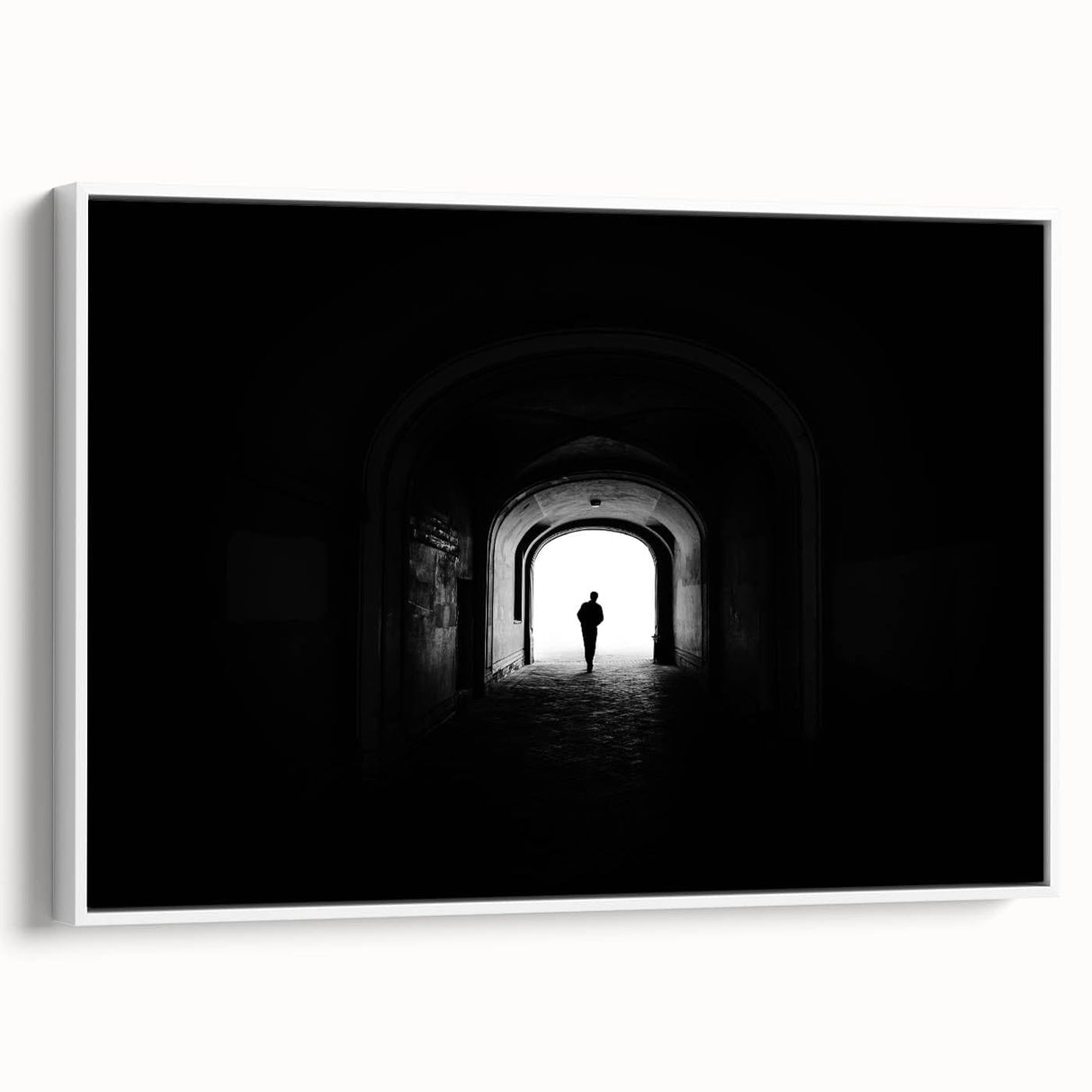 Contemporary City Wall Decor – Black & White Urban Art Print
