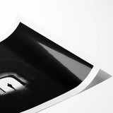 Contemporary City Wall Decor – Black & White Urban Art Print