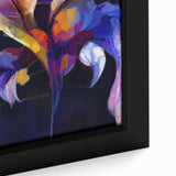 Abstract Fluid Canvas Art - Contemporary Fluid Art Pieces in Purple