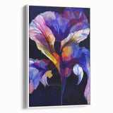 Abstract Fluid Canvas Art - Contemporary Fluid Art Pieces in Purple