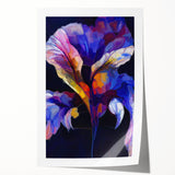 Abstract Fluid Canvas Art - Contemporary Fluid Art Pieces in Purple