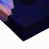 Abstract Fluid Canvas Art - Contemporary Fluid Art Pieces in Purple