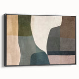 Layered Stillness – Earth Tone Art from Earthen Harmony Abstracts