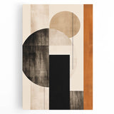 Modern Geometric Wall Décor – Minimalist Abstract Earth Tone Design