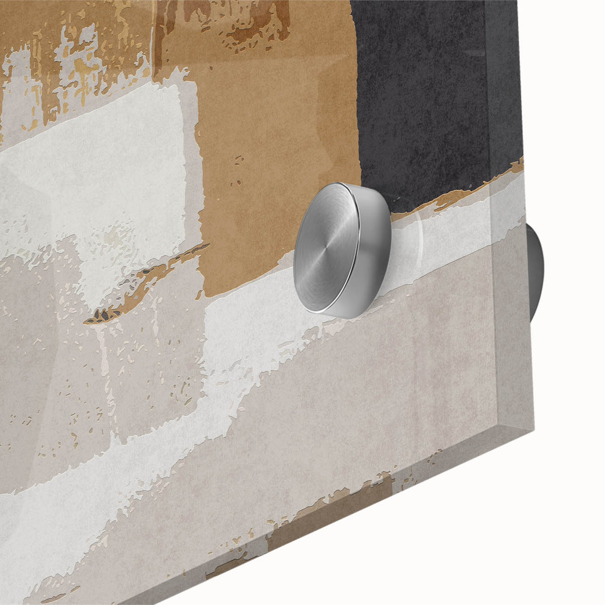 Textured Blocks – Contemporary Canvas Art in Earthen Harmony Abstracts