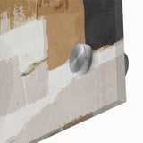 Textured Blocks – Contemporary Canvas Art in Earthen Harmony Abstracts