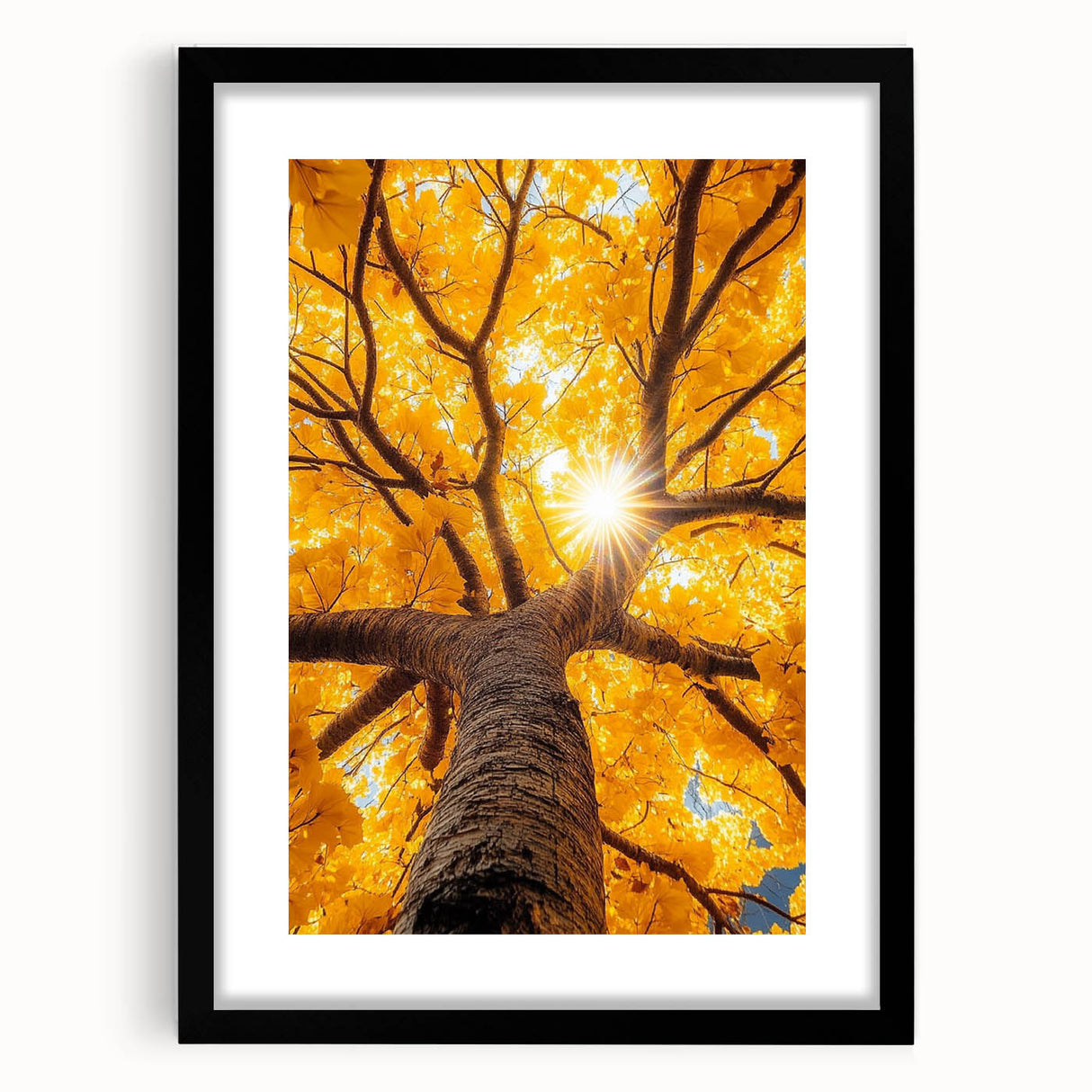 Golden Canopy – Tree Art Prints & Nature-Inspired Wall Decor