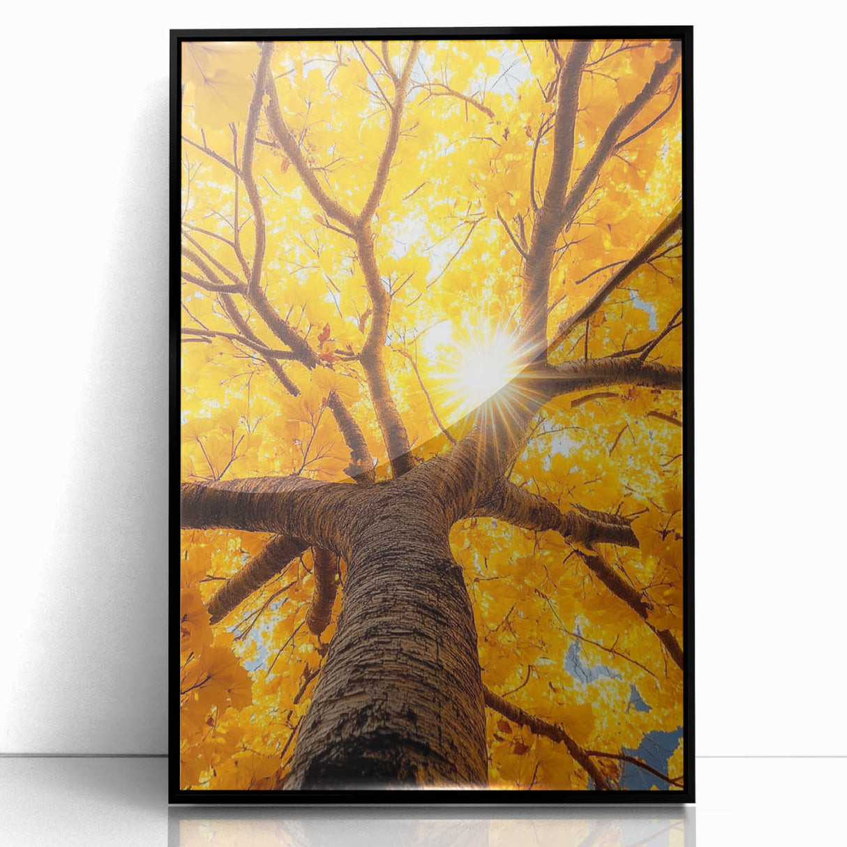 Golden Canopy – Tree Art Prints & Nature-Inspired Wall Decor