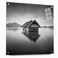 Floating Hut Reflection - Fine Art Photography Canvas Prints