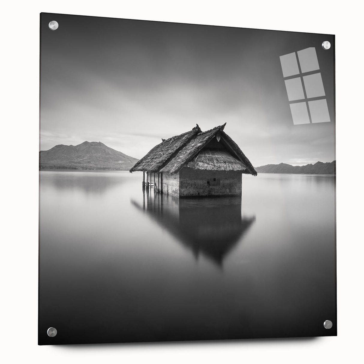 Floating Hut Reflection - Fine Art Photography Canvas Prints