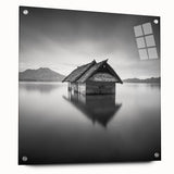 Floating Hut Reflection - Fine Art Photography Canvas Prints