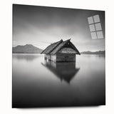 Floating Hut Reflection - Fine Art Photography Canvas Prints
