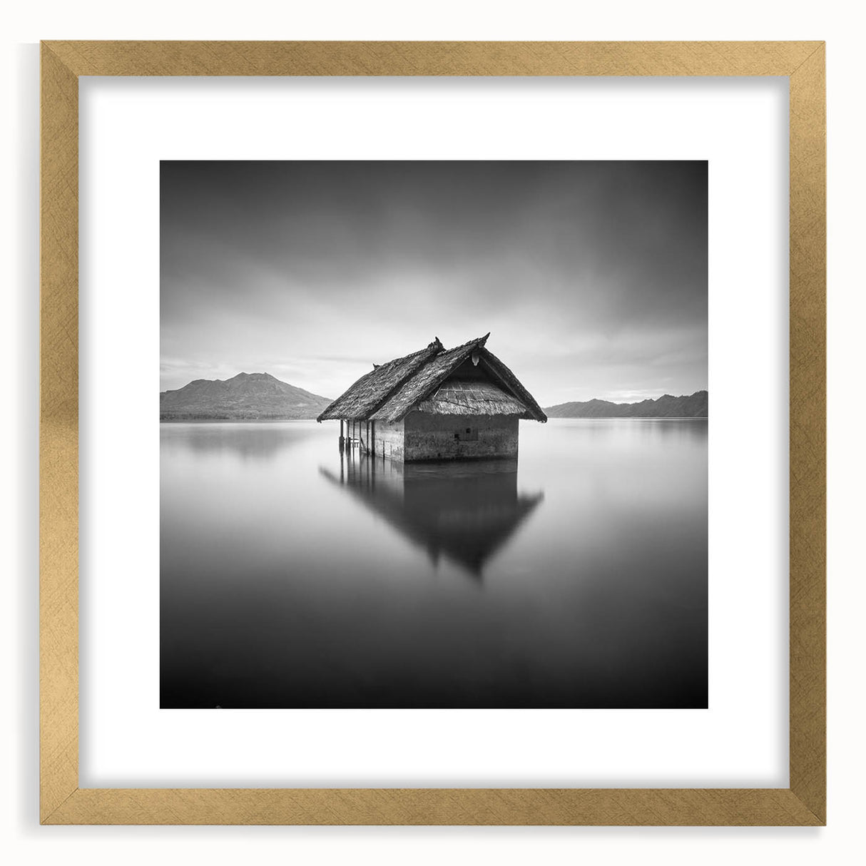Floating Hut Reflection - Fine Art Photography Canvas Prints