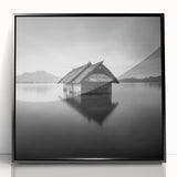 Floating Hut Reflection - Fine Art Photography Canvas Prints