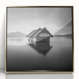 Floating Hut Reflection - Fine Art Photography Canvas Prints