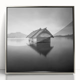 Floating Hut Reflection - Fine Art Photography Canvas Prints