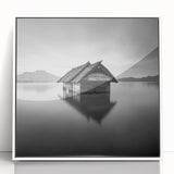 Floating Hut Reflection - Fine Art Photography Canvas Prints