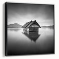 Floating Hut Reflection - Fine Art Photography Canvas Prints