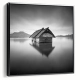 Floating Hut Reflection - Fine Art Photography Canvas Prints