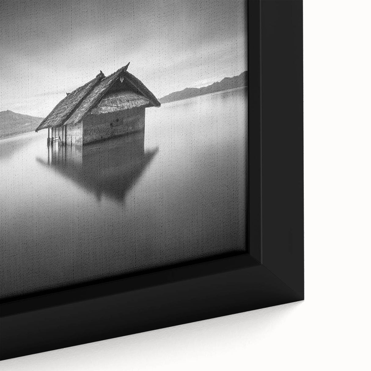 Floating Hut Reflection - Fine Art Photography Canvas Prints