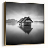 Floating Hut Reflection - Fine Art Photography Canvas Prints