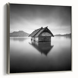 Floating Hut Reflection - Fine Art Photography Canvas Prints