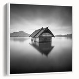 Floating Hut Reflection - Fine Art Photography Canvas Prints