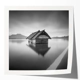 Floating Hut Reflection - Fine Art Photography Canvas Prints