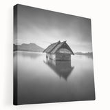 Floating Hut Reflection - Fine Art Photography Canvas Prints