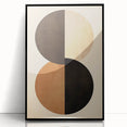Minimalist Wall Art for Modern Interiors – Earth Tone Geometric Print
