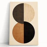 Minimalist Wall Art for Modern Interiors – Earth Tone Geometric Print