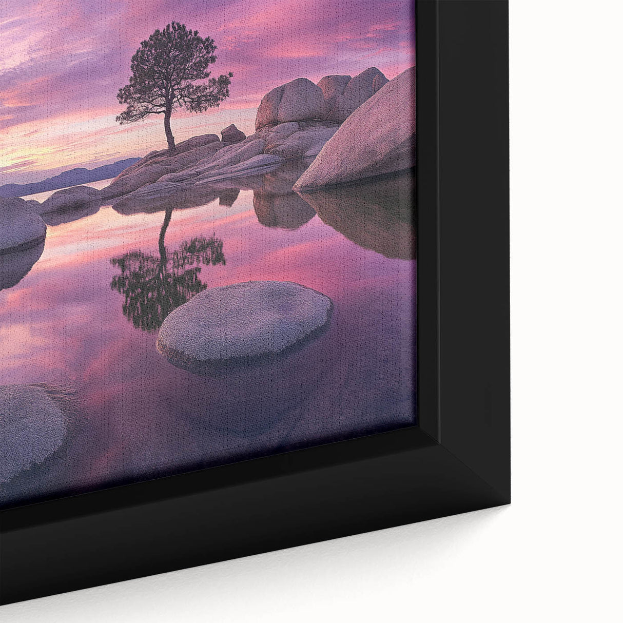 Serene Sunset Reflection – Tree Art Prints & Nature Wall Decor