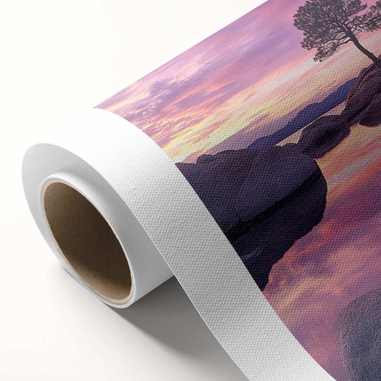 Serene Sunset Reflection – Tree Art Prints & Nature Wall Decor