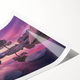 Serene Sunset Reflection – Tree Art Prints & Nature Wall Decor