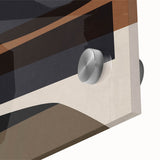 Linear Motion – Minimalist Wall Decor in Earthen Harmony Abstracts