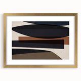 Linear Motion – Minimalist Wall Decor in Earthen Harmony Abstracts