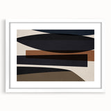 Linear Motion – Minimalist Wall Decor in Earthen Harmony Abstracts