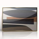 Linear Motion – Minimalist Wall Decor in Earthen Harmony Abstracts