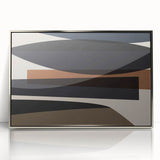 Linear Motion – Minimalist Wall Decor in Earthen Harmony Abstracts