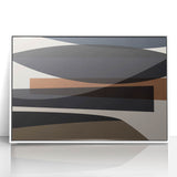 Linear Motion – Minimalist Wall Decor in Earthen Harmony Abstracts