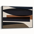 Linear Motion – Minimalist Wall Decor in Earthen Harmony Abstracts