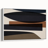 Linear Motion – Minimalist Wall Decor in Earthen Harmony Abstracts