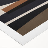 Linear Motion – Minimalist Wall Decor in Earthen Harmony Abstracts