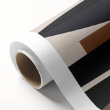 Linear Motion – Minimalist Wall Decor in Earthen Harmony Abstracts