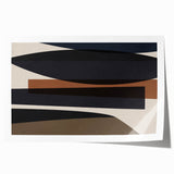 Linear Motion – Minimalist Wall Decor in Earthen Harmony Abstracts