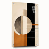Contemporary Minimalist Wall Art – Geometric Abstract Earth Tones