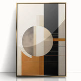Contemporary Minimalist Wall Art – Geometric Abstract Earth Tones