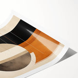 Contemporary Minimalist Wall Art – Geometric Abstract Earth Tones