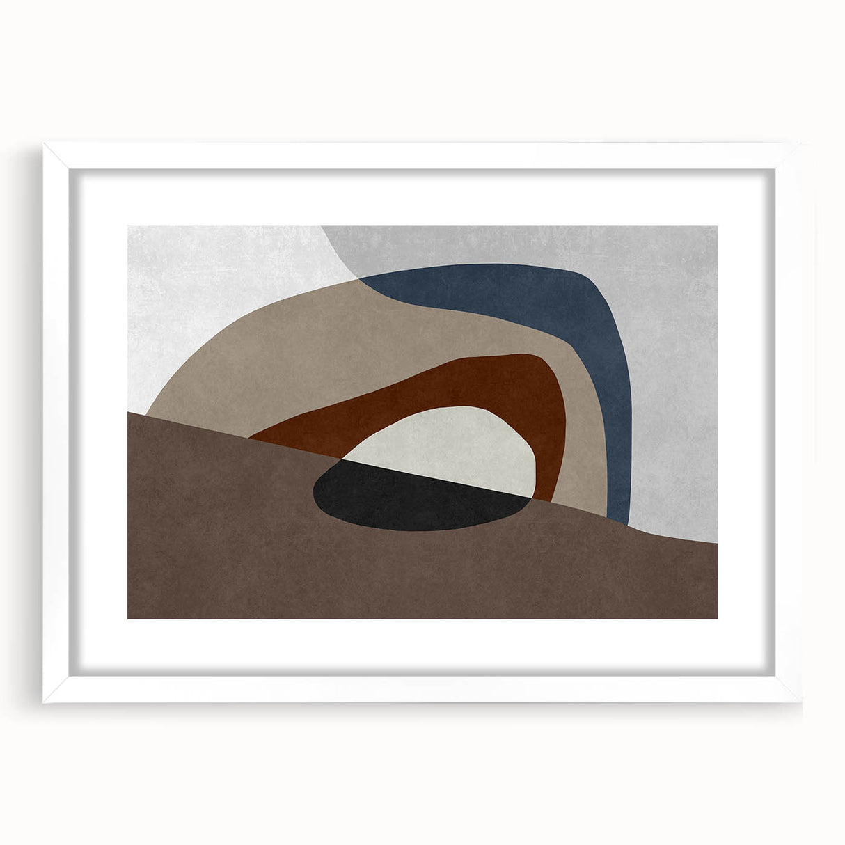 Earthbound Layers – Neutral Abstract Prints from Earthen Harmony